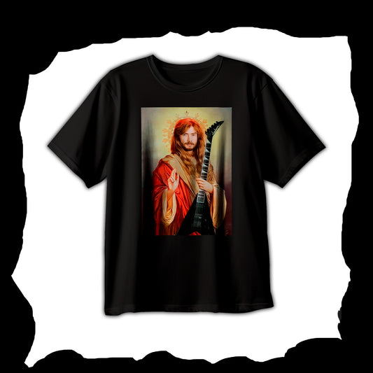 Playera Dave Mustaine Jesucristo