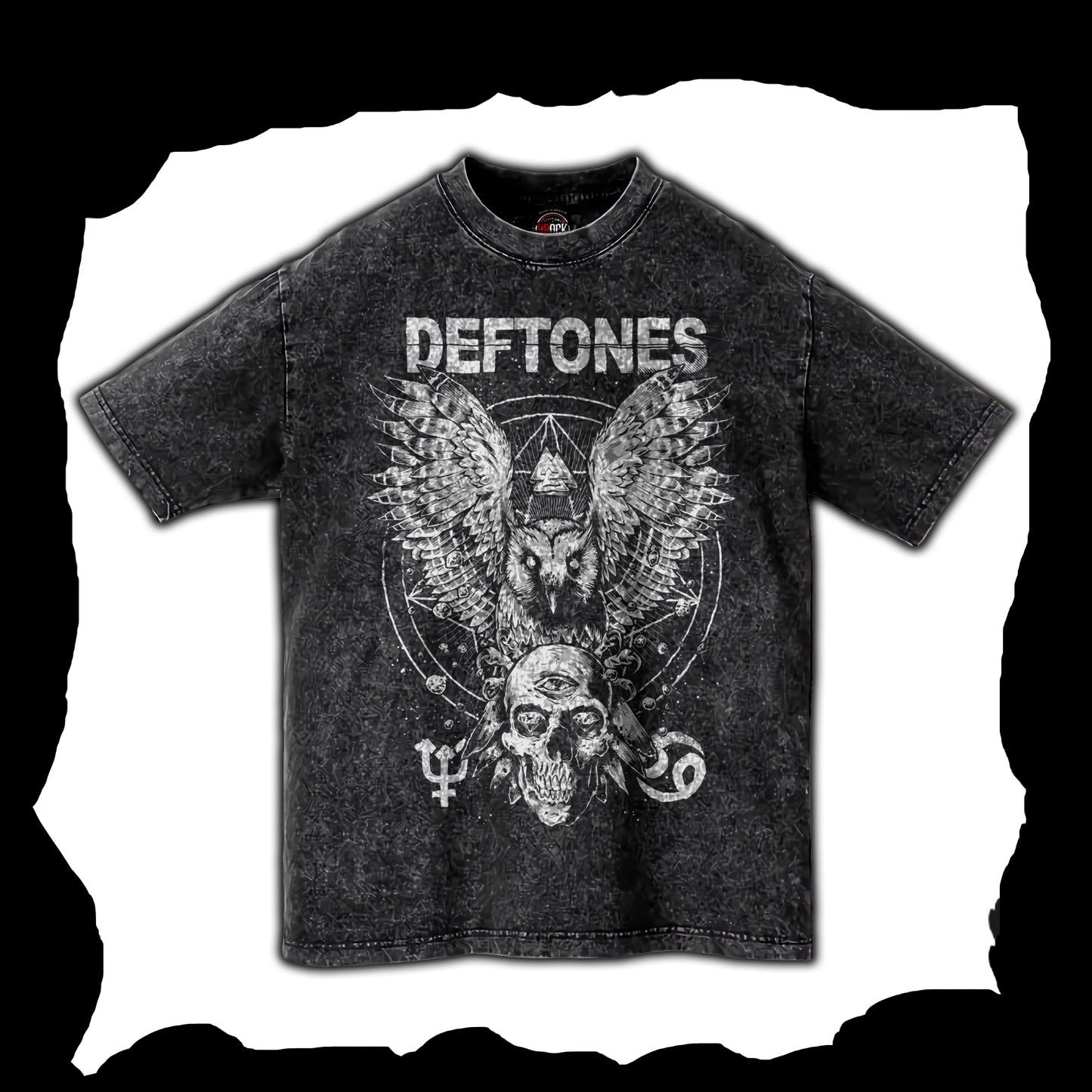 Playera Vintage Deftones Lechuza