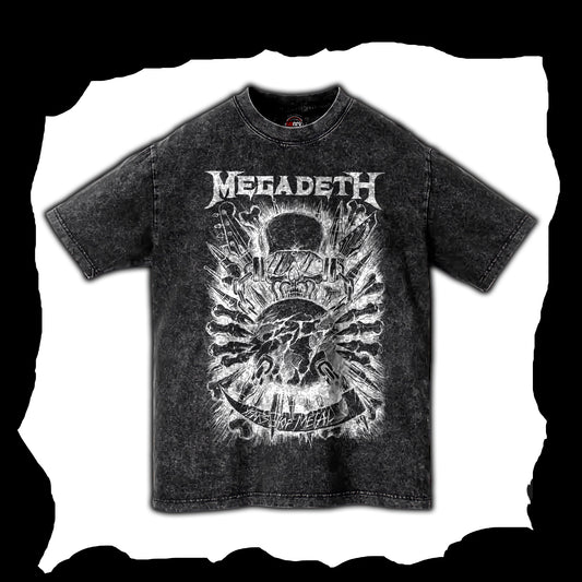 Playera Vintage Megadeth Rattlehead