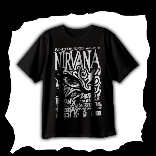 Playera Concert Nirvana